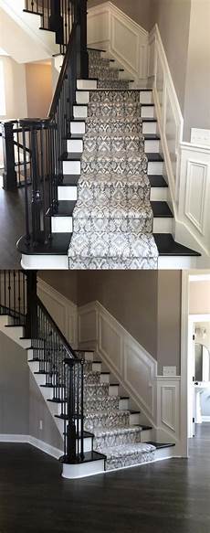 Grey Striped Carpet