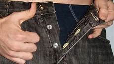 Jeans Holes Buttons